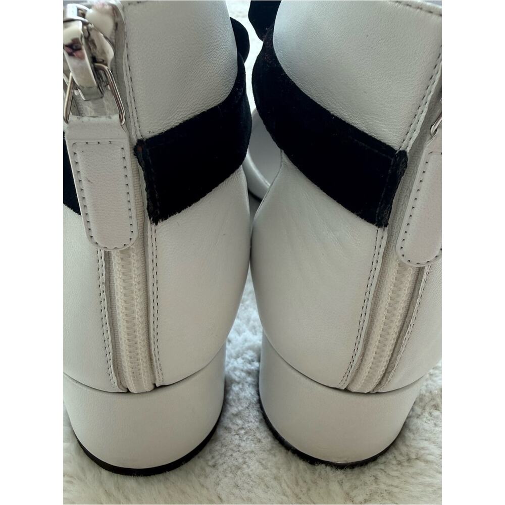 CHANEL white shoes with velvet black bow size 39 EU or 9 US Authentic - Picture 10 of 13